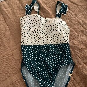 Summersault ruffle Oasis one piece bathing suit